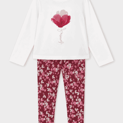 Mayoral Red Legging Set 4729/4033