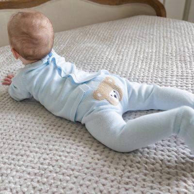 Emile et Rose Marco Blue Knit Set 6520