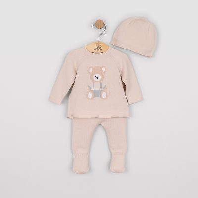 Emile et Rose Marco Beige Knit Set 6520