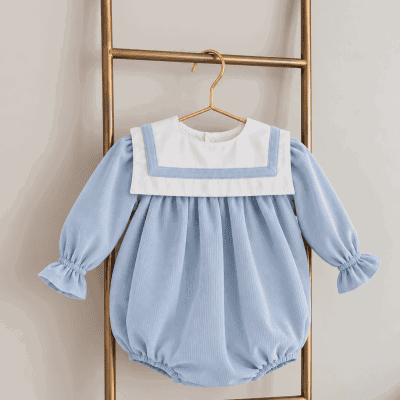 Puro Mimo Norah Blue Romper N02B